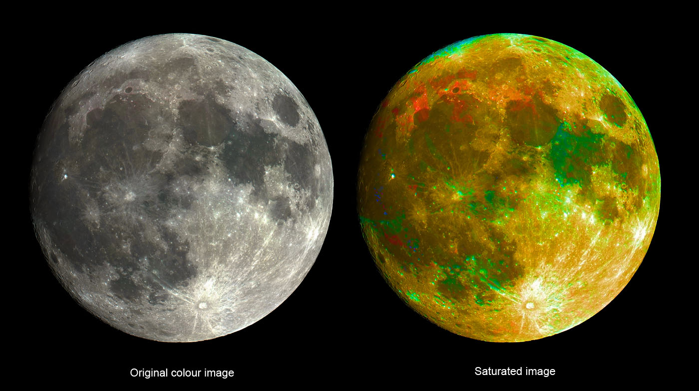 Moon in extreme colour - Imaging - Lunar - Stargazers Lounge